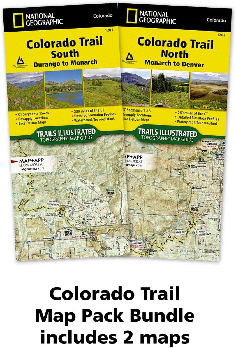 Colorado Trail [Map Pack Bundle] (National Geographic Trails Illustrated Map) - Image 2