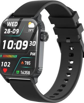 Smart Watches for Women Men, 1.83 inches HD Smartwatch with 90 Sports Modes, Heart Rate/Sleep Monitor, IP67 Waterproof, Bluetooth Call & Music Control